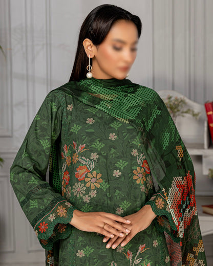 Fantak Grace | Embroidered Printed Viscose | Design 1