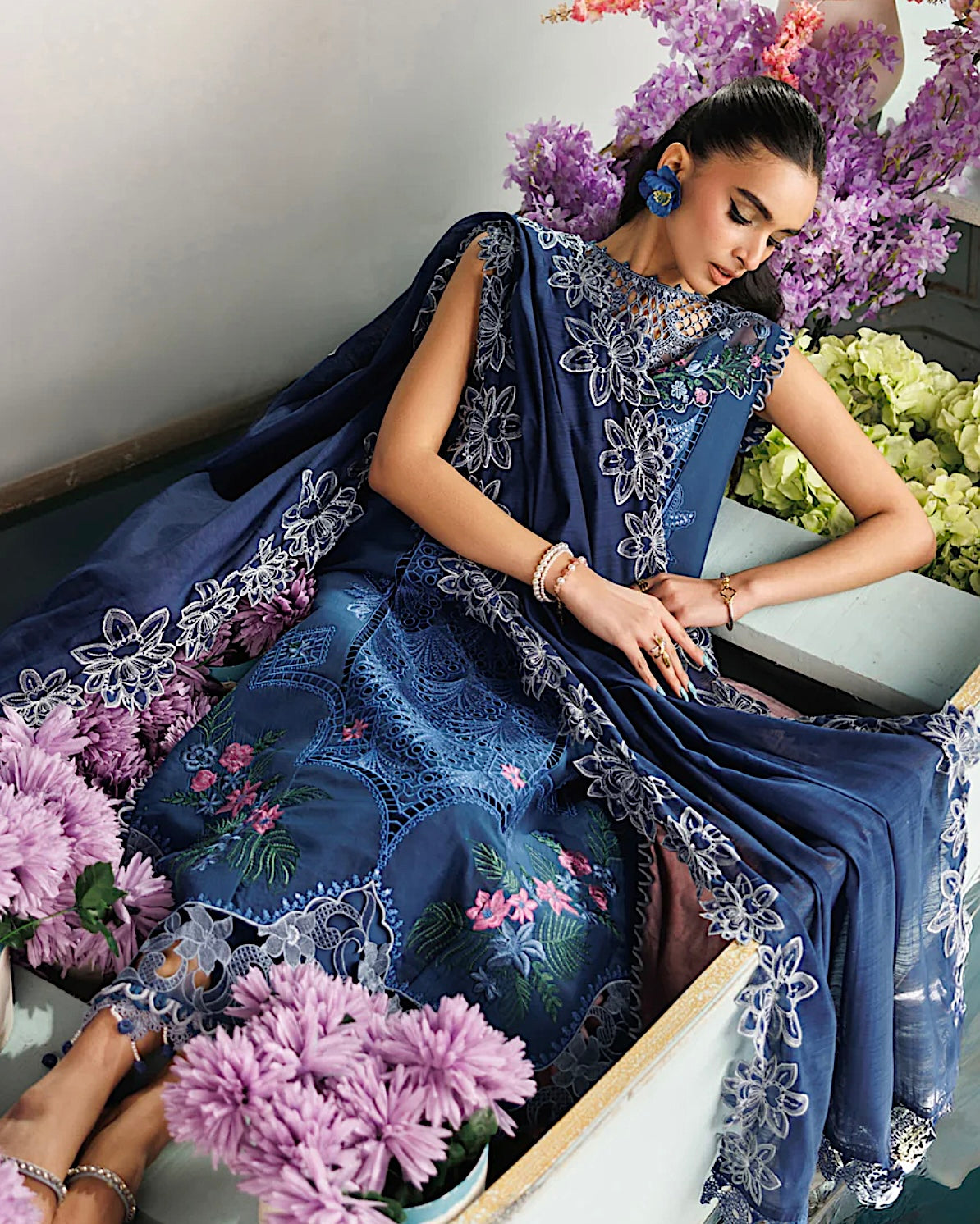 Parishay Shangrila Vol 2 | Embroidered Luxury Lawn | Design 1