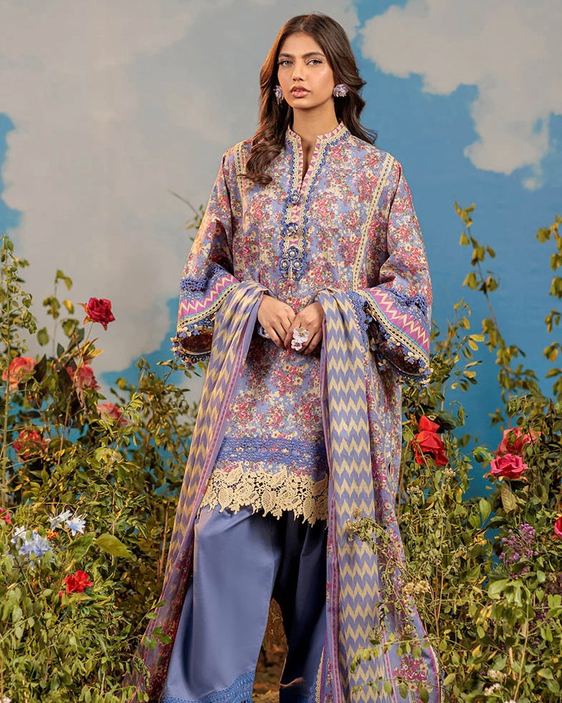Bonanza Satrangi | Printed Lawn 3pc | Design 1
