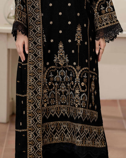 Johra Anahira | Embroidered Fancy Peach Leather | Design 204