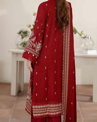Johra Anahira | Embroidered Fancy Peach Leather | Design 205