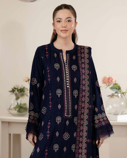 Johra Anahira | Embroidered Fancy Peach Leather | Design 206