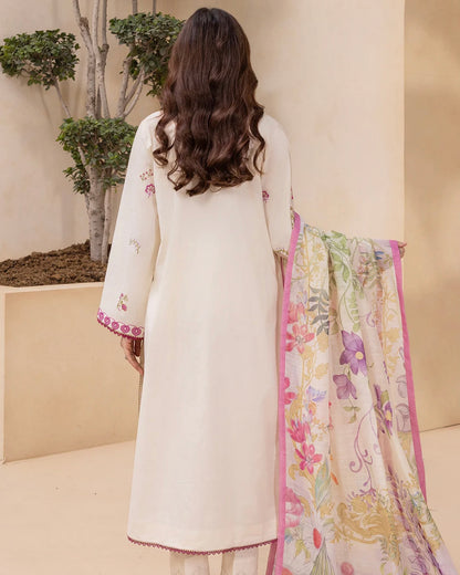 Zellbury | Embroidered Cotton Monar Dupatta | Design 210