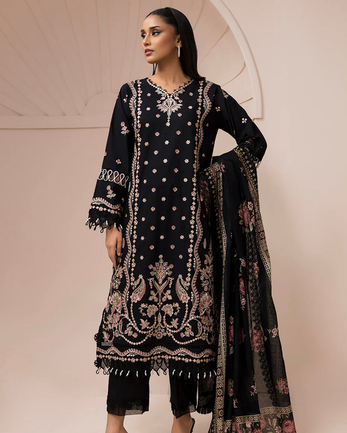 Zellbury | Signature Embroidered Cotton | Design 212