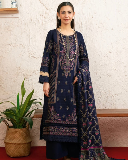 Johra Minaal | Emb Lawn with Jacquard Dupatta | Design 220