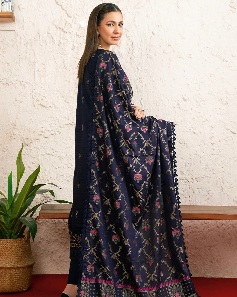 Johra Minaal | Emb Lawn with Jacquard Dupatta | Design 220
