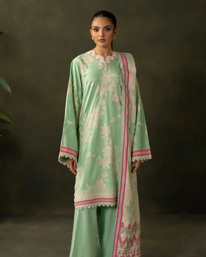 Zellbury | Embroidered Viscose 3pc | Design 224