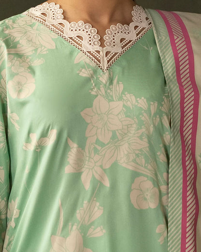 Zellbury | Embroidered Viscose 3pc | Design 224