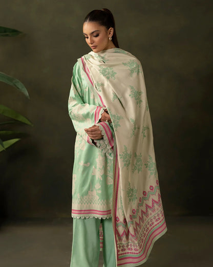 Zellbury | Embroidered Viscose 3pc | Design 224
