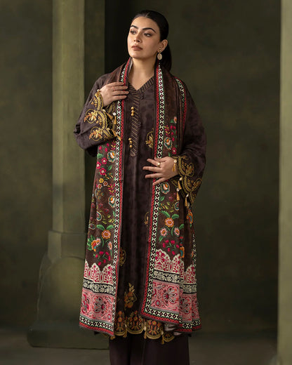Zellbury | Embroidered Viscose 3pc | Design 234