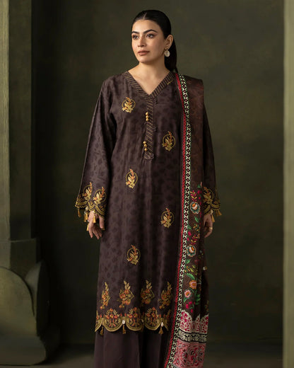 Zellbury | Embroidered Viscose 3pc | Design 234