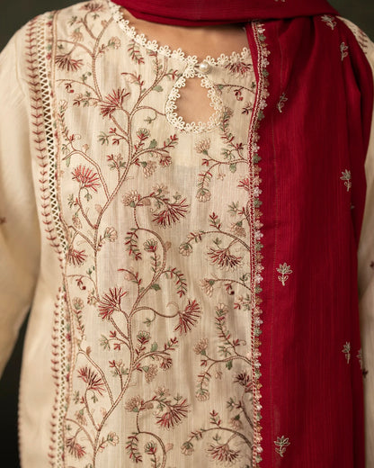 Zellbury | Embroidered Khaddar 3Pc | Design 236