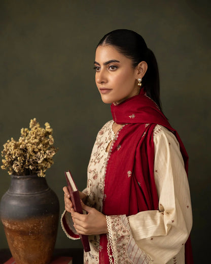 Zellbury | Embroidered Khaddar 3Pc | Design 236