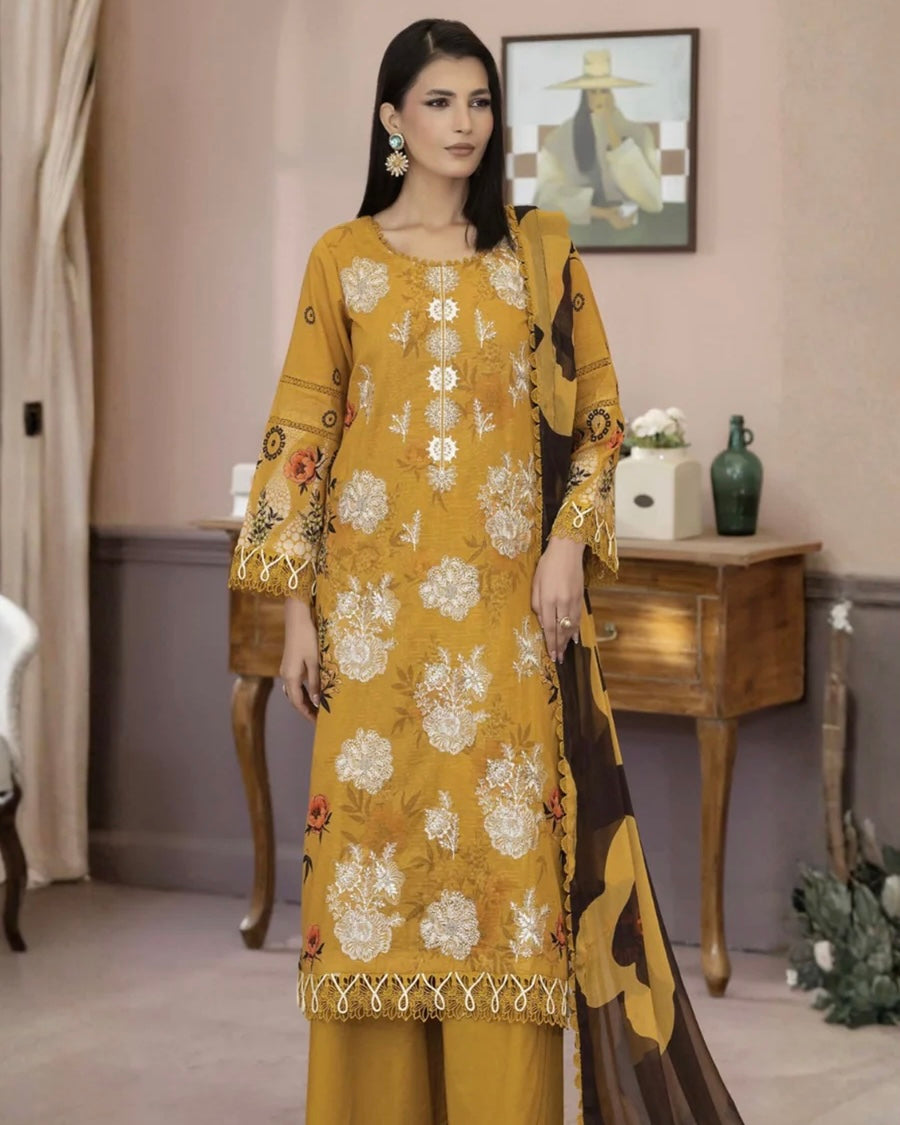 Johra Elvyn | Embroidered Lawn | Design 240