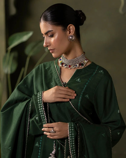 Zellbury | Embroidered Khaddar 3Pc | Design 240