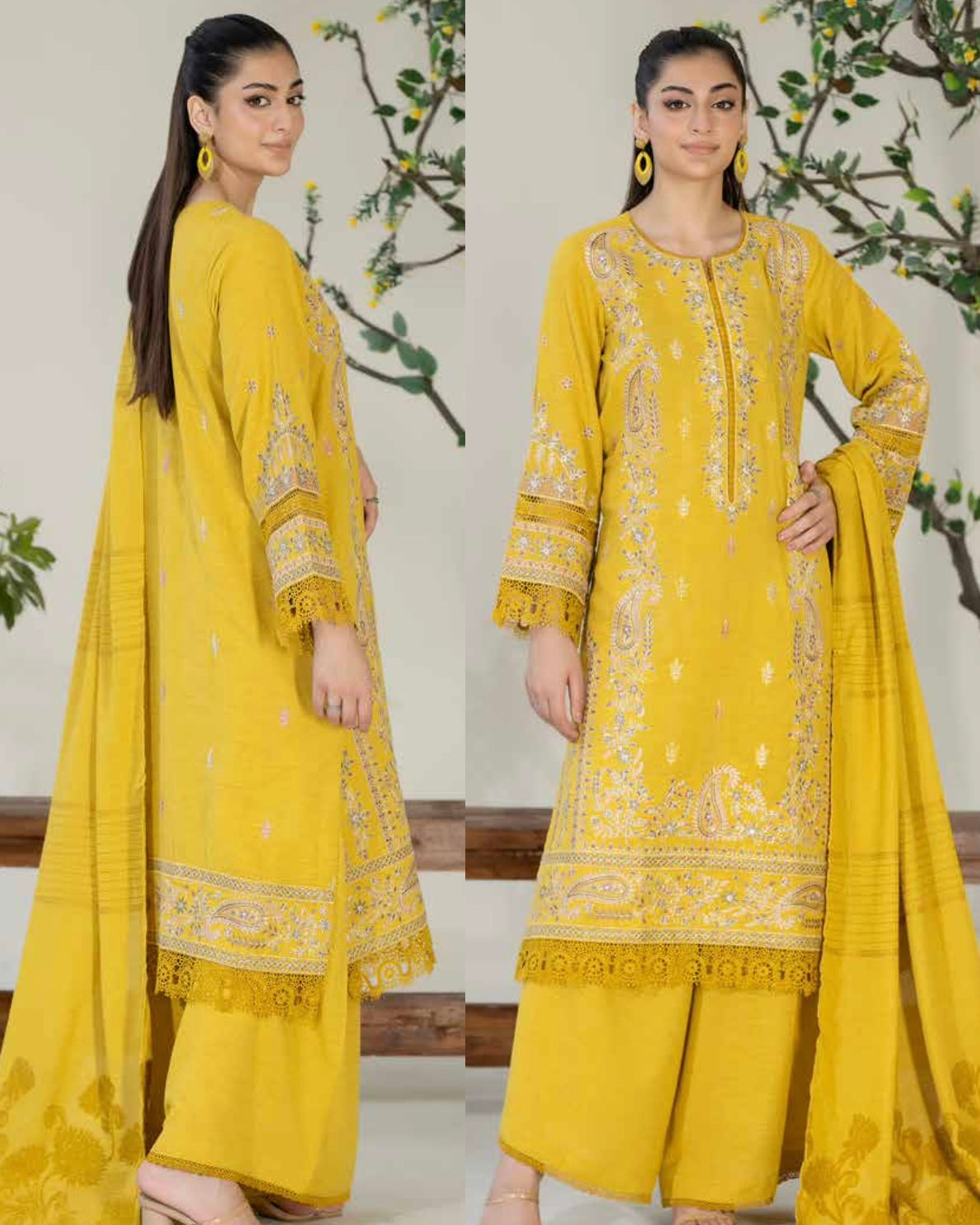 Johra Eshaal | Embroidered Karandi | Design 242