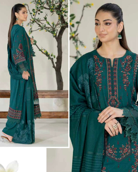 Johra Eshaal | Embroidered Karandi | Design 243
