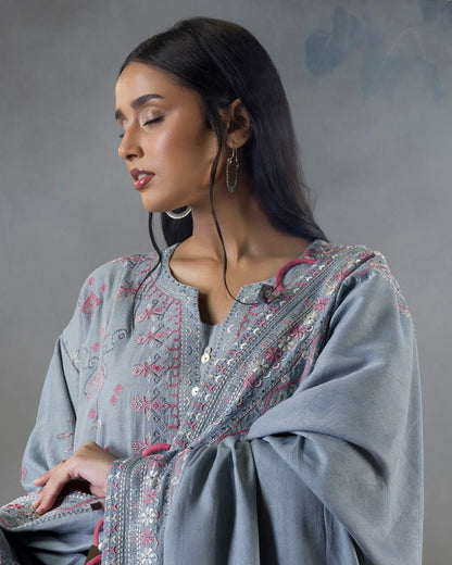 Zellbury | Signature Emb Khaddar | Design 245