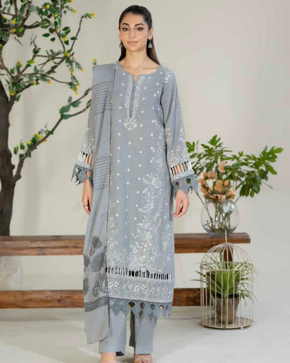 Johra Eshaal | Embroidered Karandi | Design 246