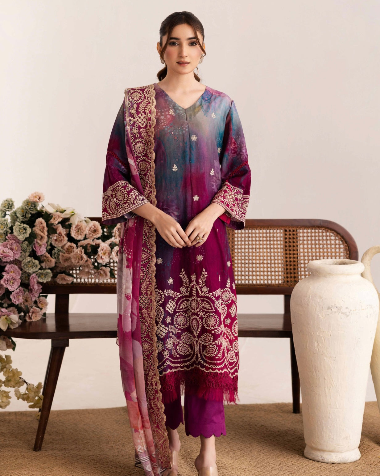 Johra Sameel | Embroidered Doria Lawn | Design 251