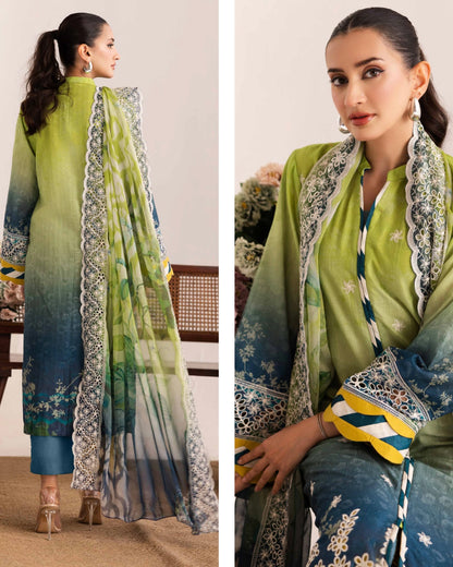 Johra Sameel | Embroidered Doria Lawn | Design 252