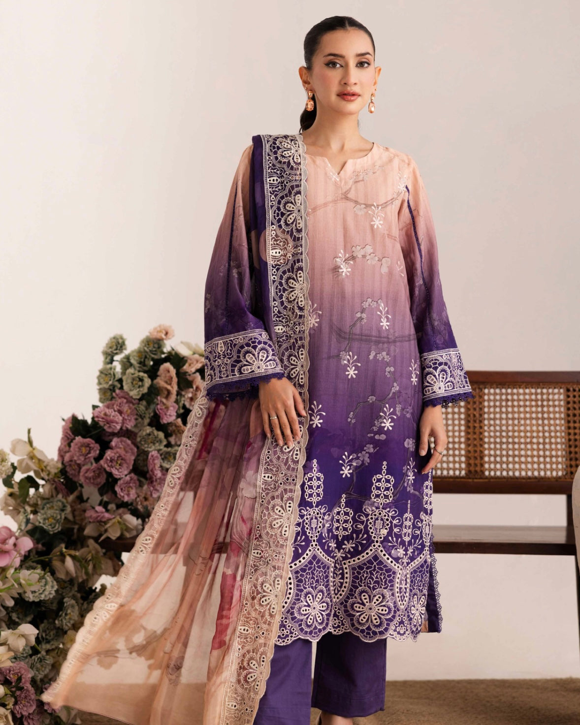 Johra Sameel | Embroidered Doria Lawn | Design 254
