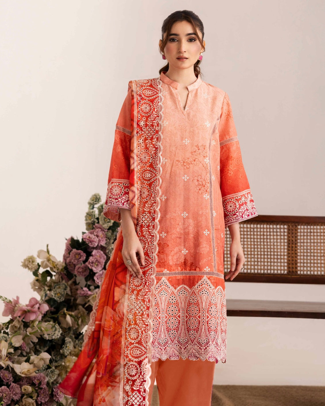 Johra Sameel | Embroidered Doria Lawn | Design 255