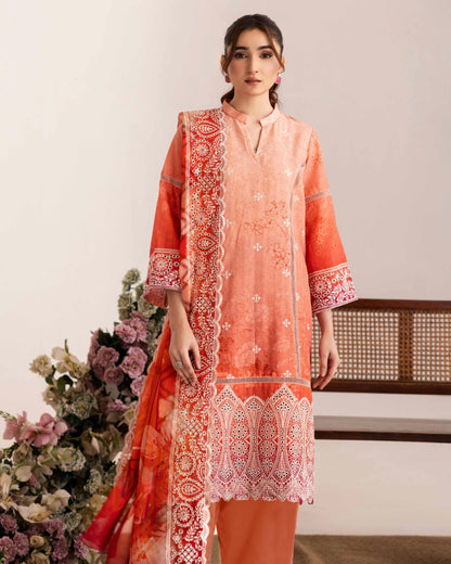 Johra Sameel | Embroidered Doria Lawn | Design 255