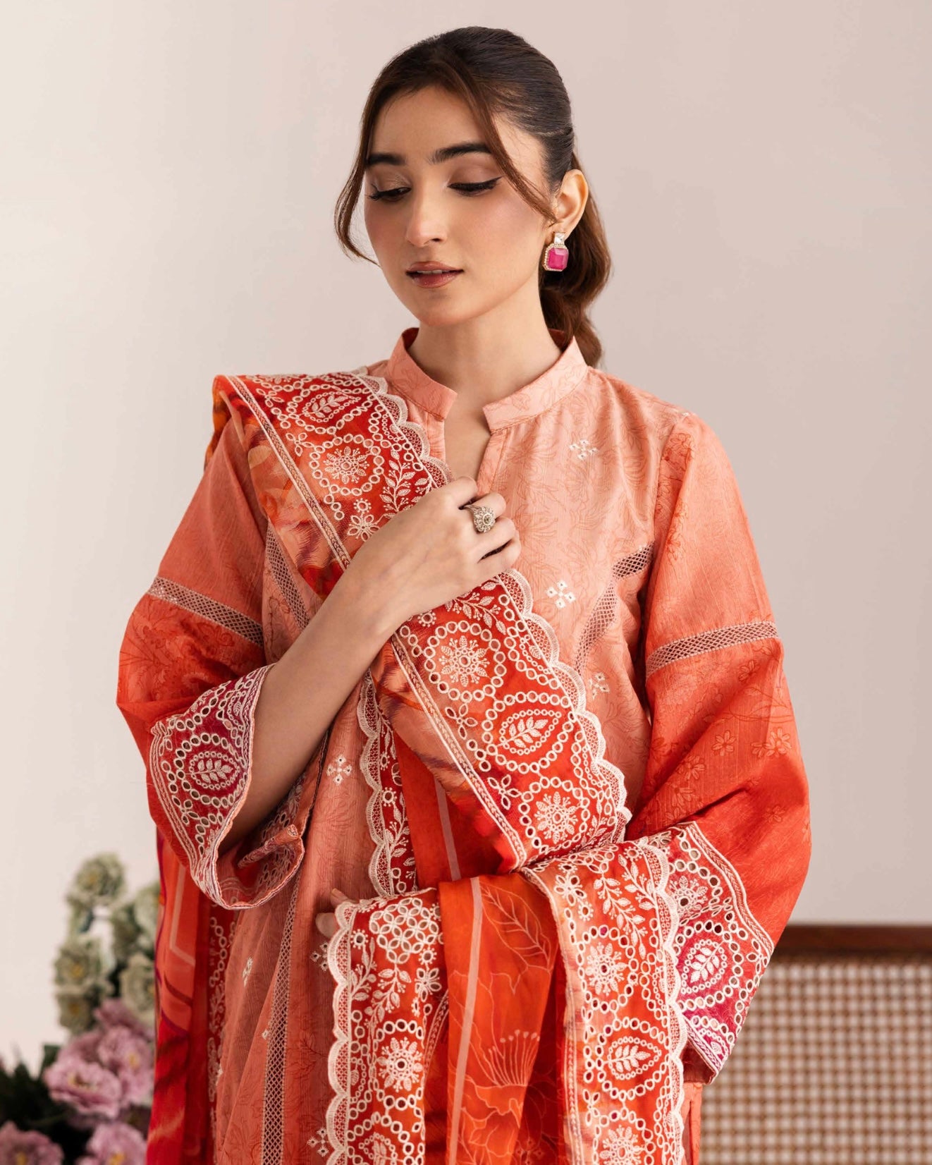 Johra Sameel | Embroidered Doria Lawn | Design 255