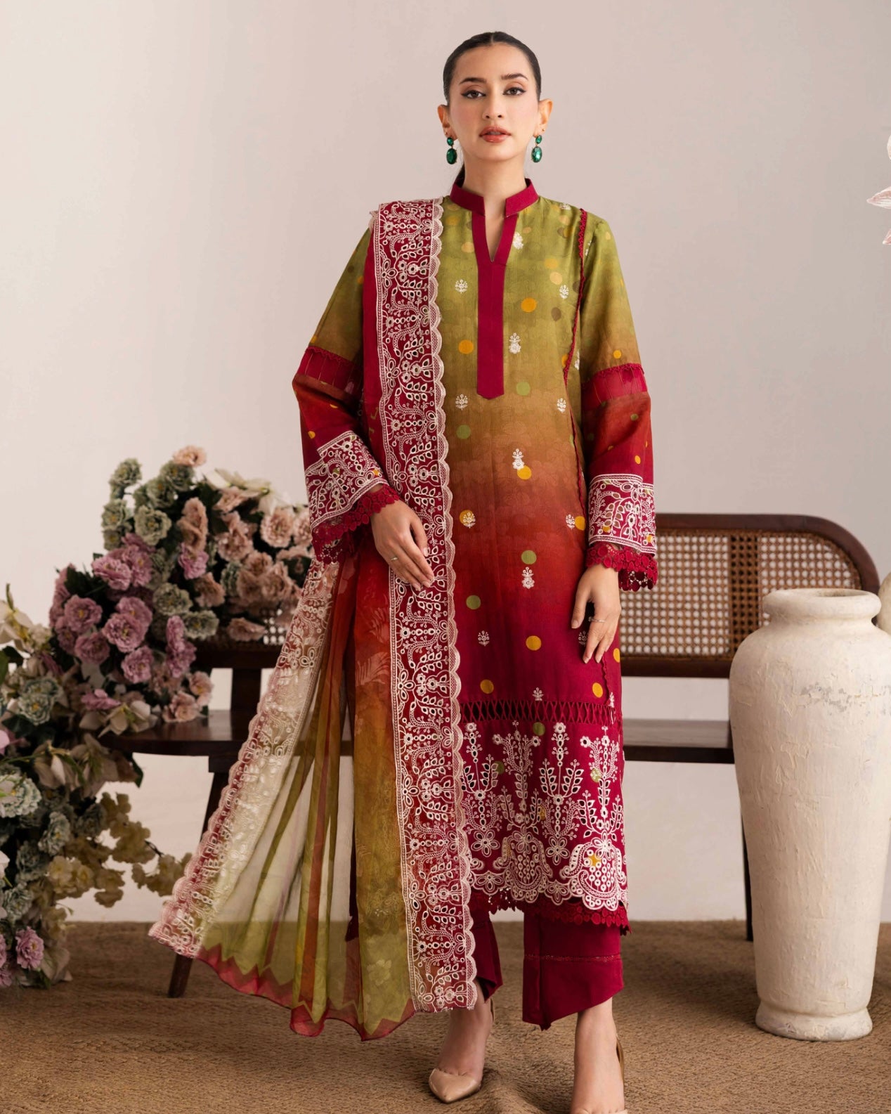 Johra Sameel | Embroidered Doria Lawn | Design 256