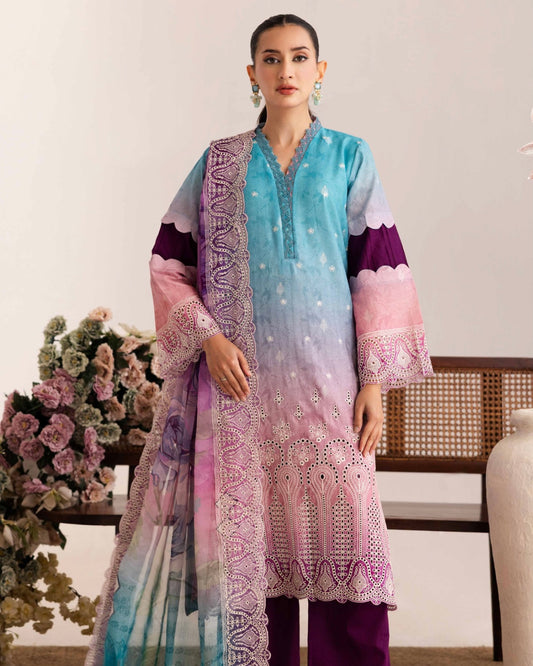 Johra Sameel | Embroidered Doria Lawn | Design 257