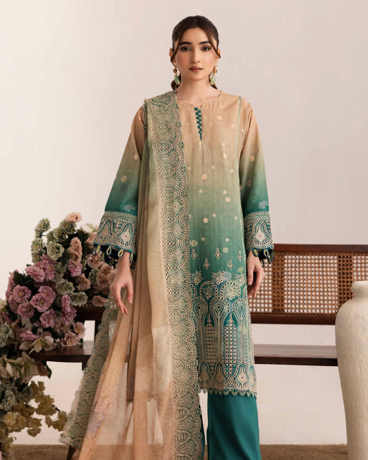 Johra Sameel | Embroidered Doria Lawn | Design 258