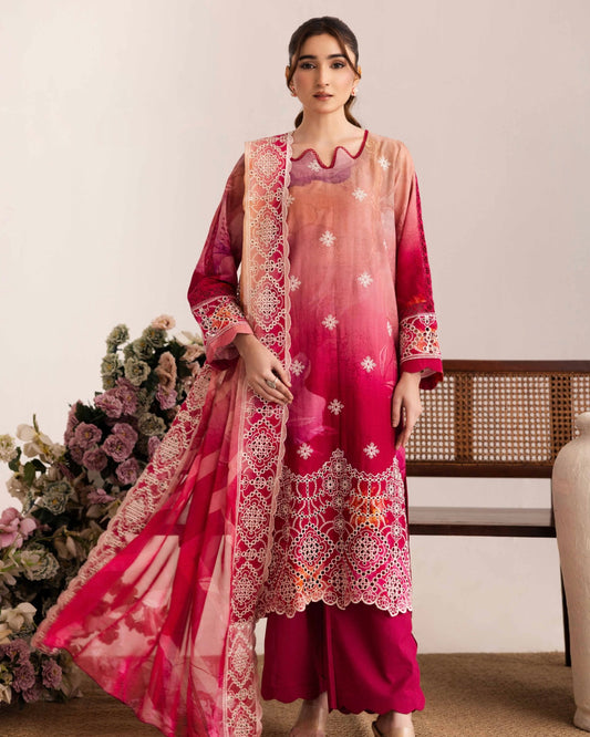 Johra Sameel | Embroidered Doria Lawn | Design 259