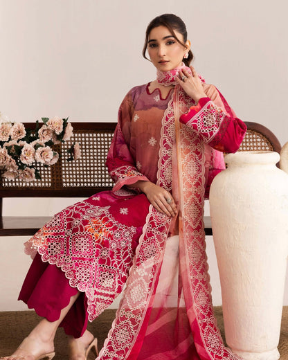 Johra Sameel | Embroidered Doria Lawn | Design 259