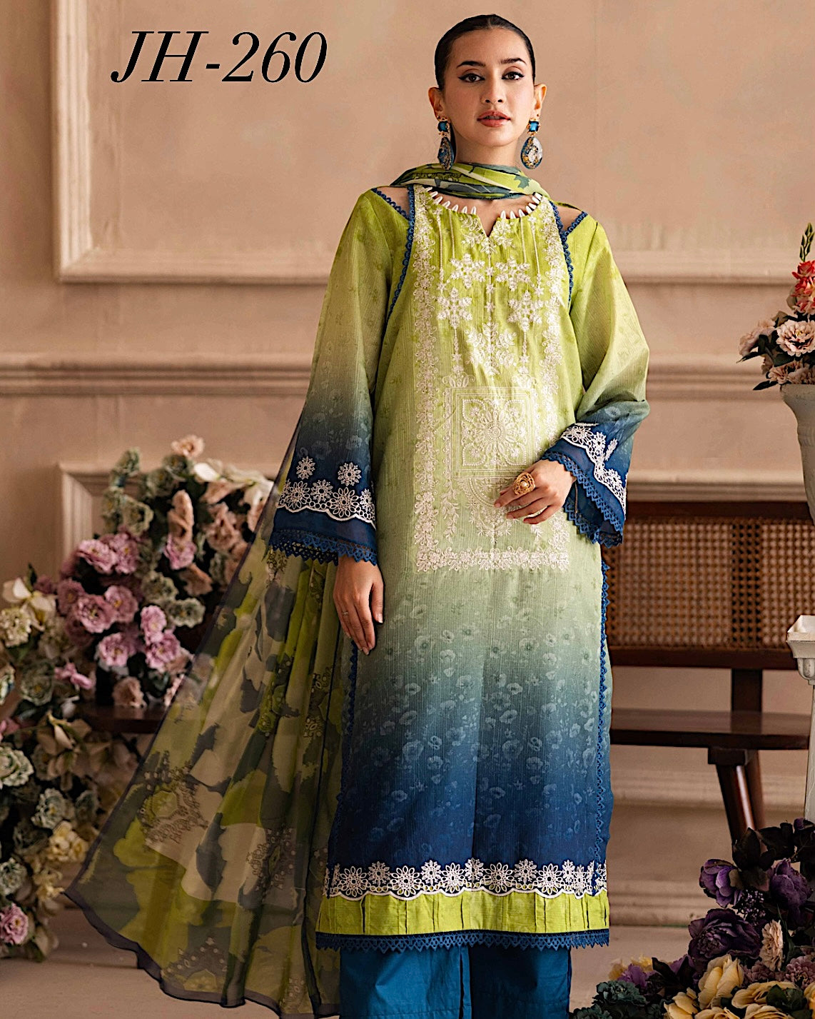 Johra Rabi | Embroidered Doria Lawn | Design 260