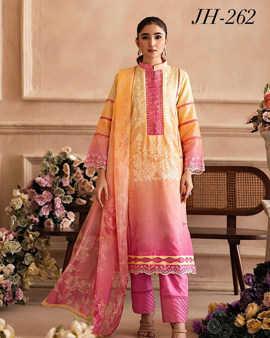 Johra Rabi | Embroidered Doria Lawn | Design JH261