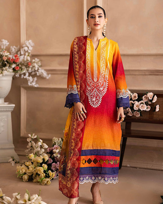 Johra Rabi | Embroidered Doria Lawn | Design JH264