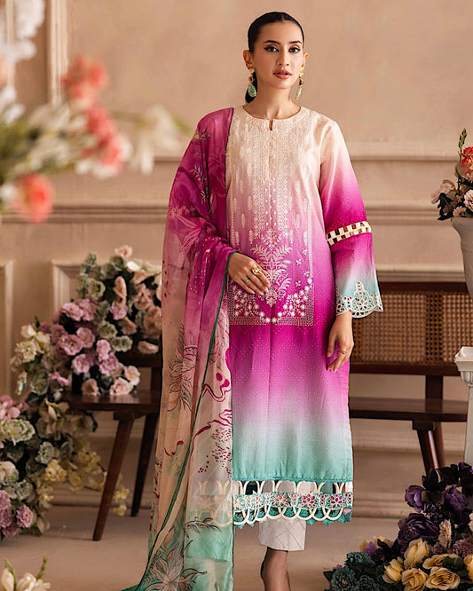 Johra Rabi | Embroidered Doria Lawn | Design JH265
