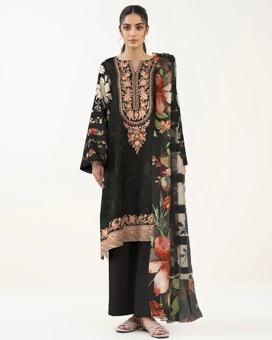 Sapphire | Embroidered Printed Twill | Design 26CL12