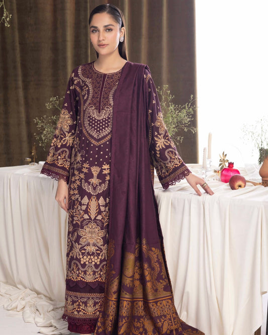 Johra Mehmat | Chambray Jacquard Shawl | Design 277