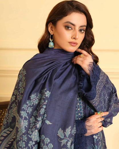 Johra Mehmat | Chambray Jacquard Shawl | Design 279