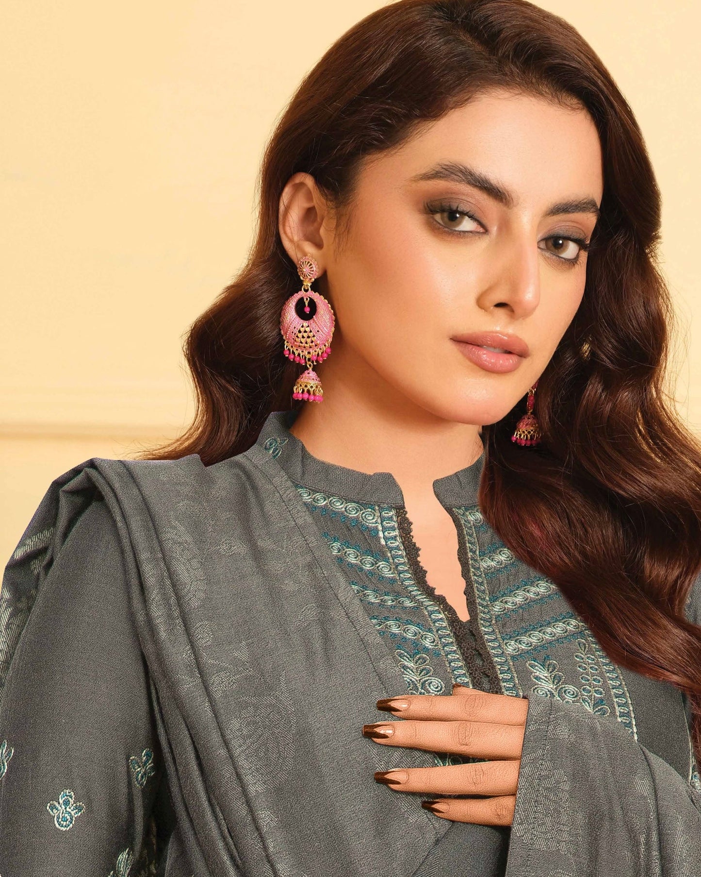 Johra Mehmat | Chambray Jacquard Shawl | Design 281