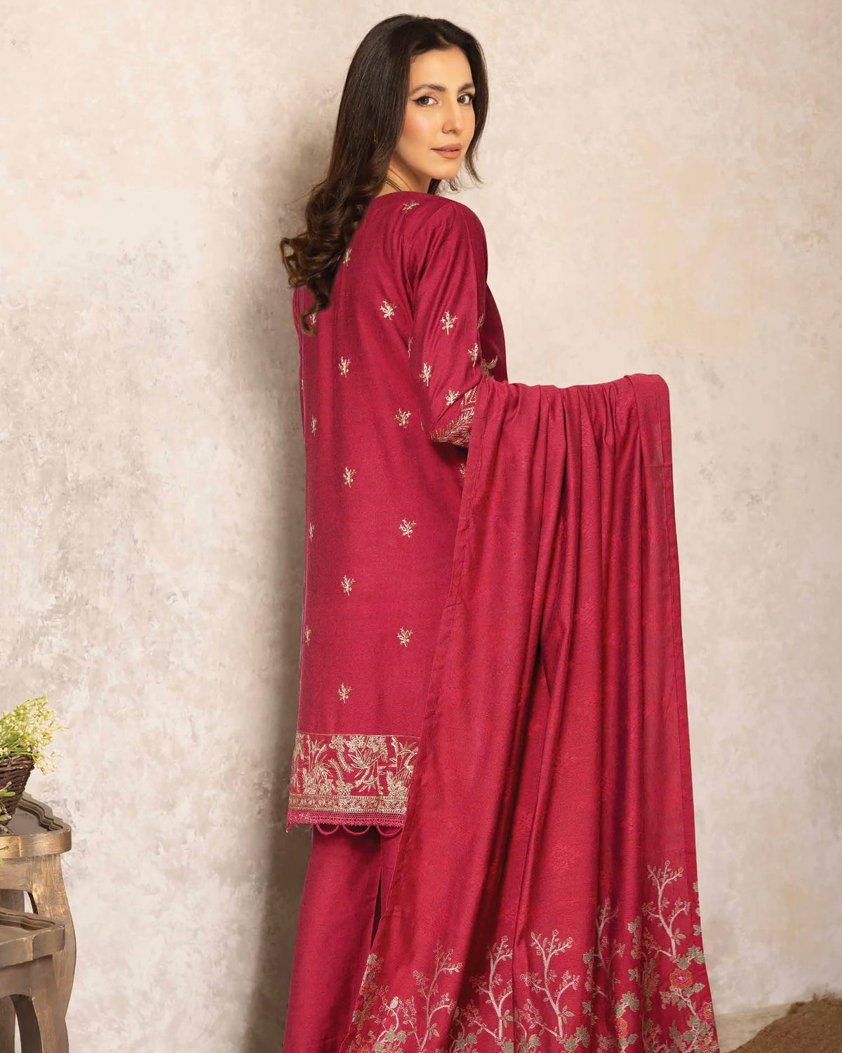 Johra Mehmat | Chambray Jacquard Shawl | Design 282