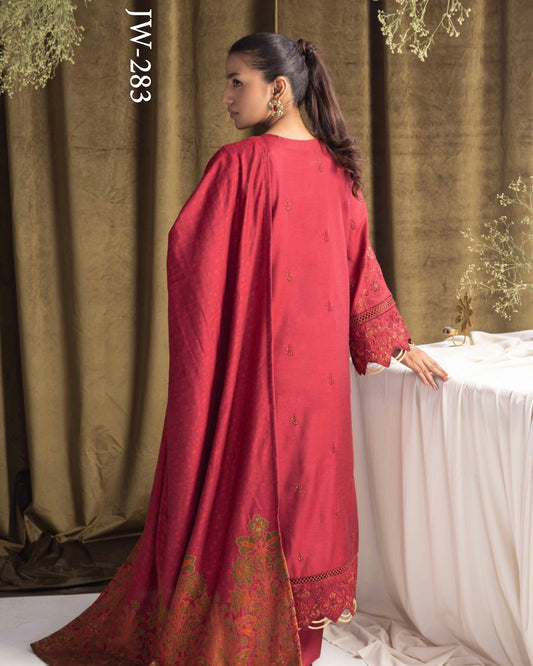 Johra Jaaishah | Chambray Jacquard Shawl | Design 283