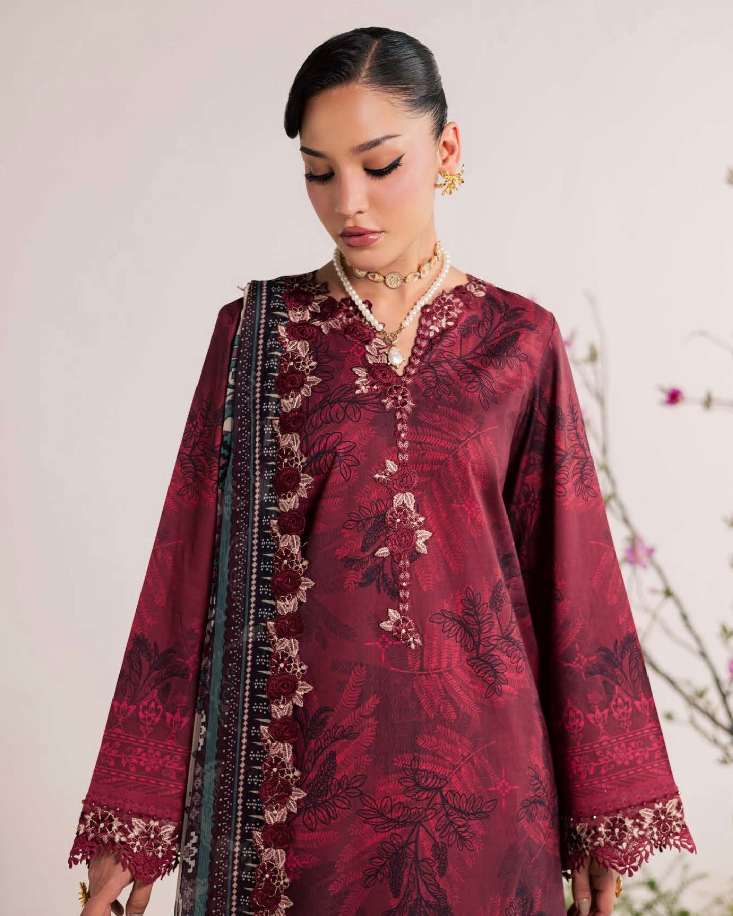 Nureh Daily Delights | Lawn Collection | Design 28