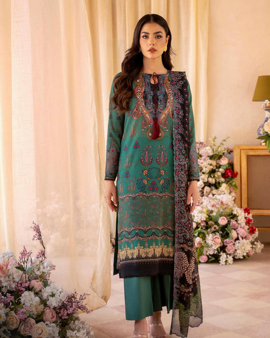 Rang Pasand by GullJee | Design 2 | Embroidered Lawn 3pc