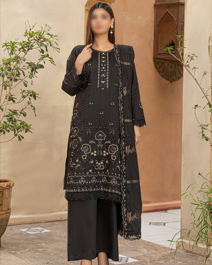 Fantak Chloe Vol 2 | Embroidered Viscose | Design 2