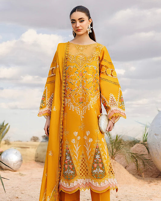 Parishay Shangrila Vol 2 | Embroidered Luxury Lawn | Design 2