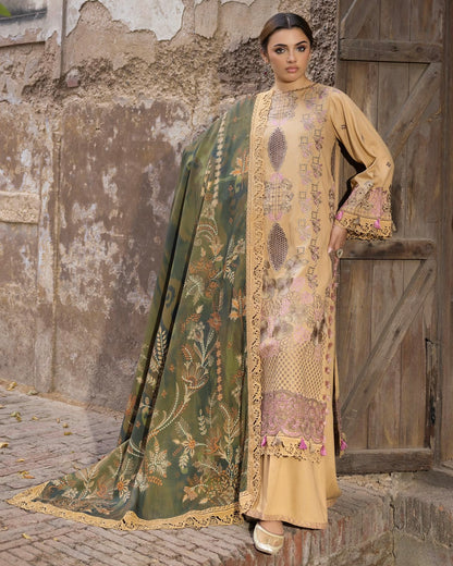 GullJee Shah Bano | Embroidered Linen | Design 2