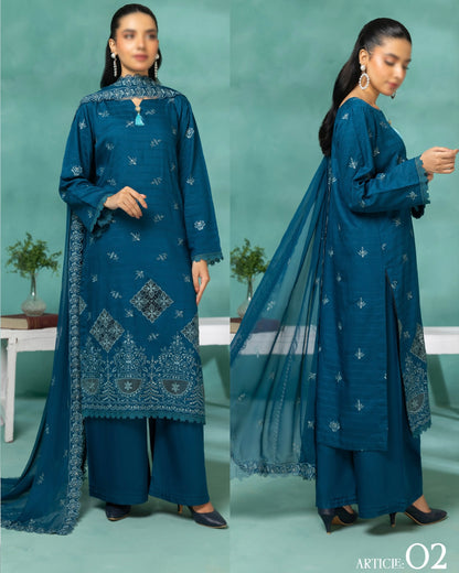 Fantak Zeen | Embroidered Viscose | Design 2